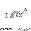 Cifial 31407MW X Brookhaven Cross 4 Hole Deck Bath Mixer Spare Parts